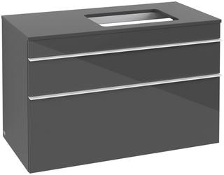 V&B Waschtisch-Unterschrank Venticello 95,7x60,6x50,2cm, WT re, Gr. wh., glo Gr
