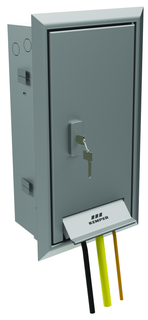 Kemper Wandeinbauschrank Tresor ES, Geräteanschlussventil, 2x230 V