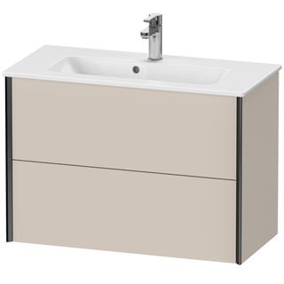 Duravit WT-Unterschrank XViu Compact 81x39x56cm, T m, 2 Schubk., wandh, sw m