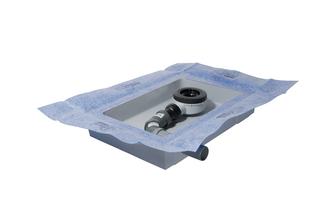 IS Ablaufbox Ultra Flat S EasyBox Floor flach, 46x32x7,5cm, DN 40
