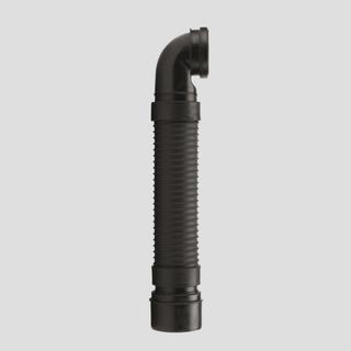 Sanit WC-Anschlussrohr flexibel, DN 90/100, schwarz