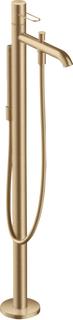 hansgrohe Fertigmontageset Axor Uno WA-EHM, bodensteh., m Bü-G, brush. bron