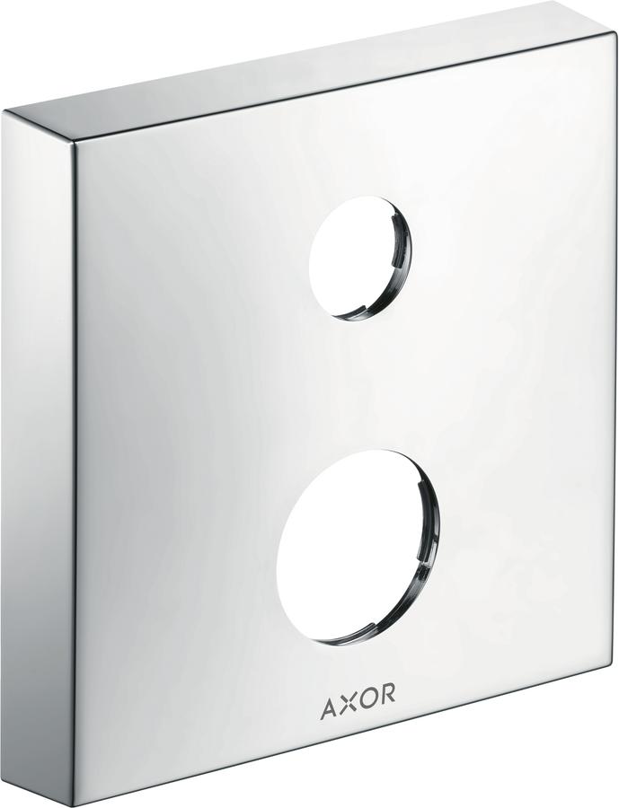 Artikelbild 1 des Artikels „hansgrohe Verlängerungsrosette Axor 2-Loch, eckig, chrom chrom“