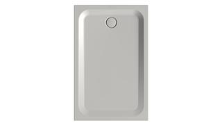 Duschwanne BetteUltra 5834 140x90x3,5cm, Wannenträger, silver
