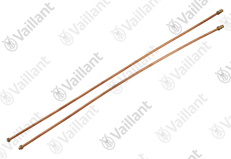 Artikelbild 1 des Artikels „VA Rohr mit Verschraubung, Set a 2 St. Vaillant-Nr. 106498 “