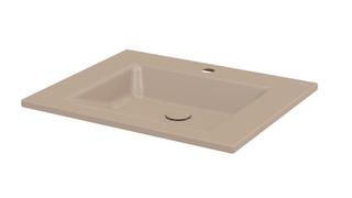 Einbau-Waschtisch BetteAqua A070 60x49,5cm, HLW1, PW, greige
