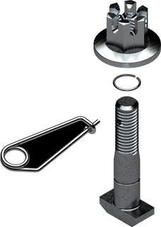 BOSCH Ersatzteil TTNR: 8737712757 Hammerkopfschraube M8x42