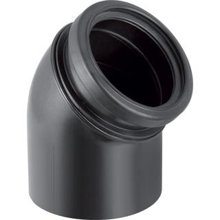 Geberit Anschlussbogen PE DN 100/90, 45Gr, PE-HD, m Steckmuffe