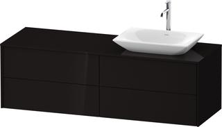 Duravit Waschtisch-Unterschrank XViu 160x55x50,9cm, 4 La, s m, B re, sw hgl