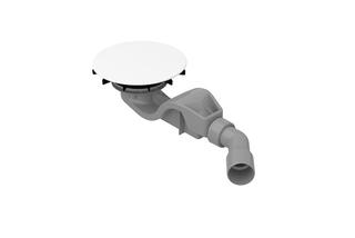 Bette Abl/ÜL-Gar. BetteAir 50-B525 für Duschfliese, AR Pro, ebony