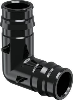 Uponor Winkel Q&E 50mm, 6/10 b, ohne Sicherungsring, PPSU