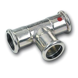 SANHA T-Stück Therm 24130 35 x 28 x 35 mm, Innenpressende