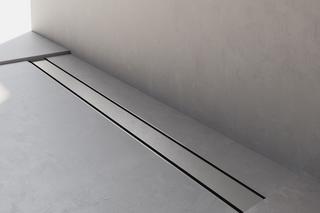FORMAT Tec Flex-F Duschrinne frei beflies., 2x Siph, ES geb., 900mm