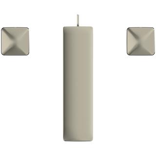 IS Waschtisch-3-Loch-Armatur Conca Ausladung 133mm, silver storm