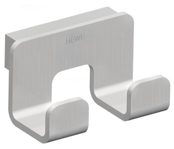 Artikelbild 1 des Artikels „HEWI Doppelhaken 805 60x36x40mm, Edelstahl matt geschliffen Edelstahl matt geschliffen“