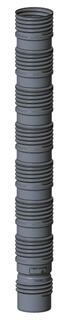 Wolf Verlängerung DN 125, 1 m, flex., f flex. Abgasleitung