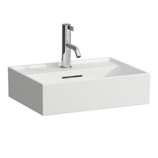 Laufen Aufsatzhandwaschecken KARTELL 45x34cm, US gs, m ÜL, 1 Hahnl., we. ma