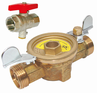 FORMAT Therm Wärmezähler KHG m 2 int. Kugelhahnabsp, 3/4"x1" AG-Gx130