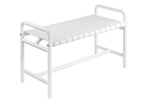 HEWI Duschbank 801 960x500x448mm, l-gr, Stützl. bi 300 kg