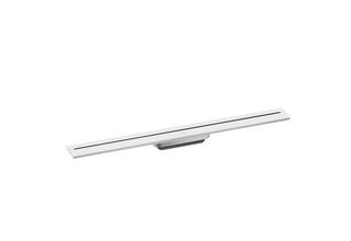 hansgrohe Duschrinne AXOR Drain 800mm, Fertigset, z. Wd-mont., mattweiß