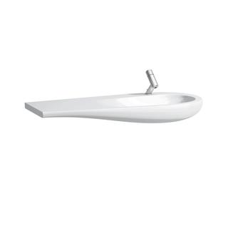 Laufen Waschtisch ALESSI ONE 120x50, ubf., Abl. li, 1 Hahnl., we. LCC