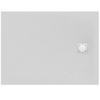 IS Quadrat-Duschwanne Ultra Flat S m Abl-Abdeckung, 160x80x3cm, Carraraweiß
