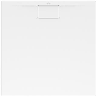 V&B Duschwanne Architectura Metalrim 80x80x1,5cm, anthracite, Acryl