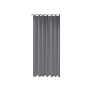 Keuco Duschvorhang Plan uni 1400x1800mm, 8 Ösen, anthrazit