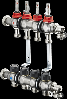 Oventrop Heizkreis-Verteiler Multidis SF 9 Kr., Durchfl 0-5 l/m., Heiz/Kühl., ES