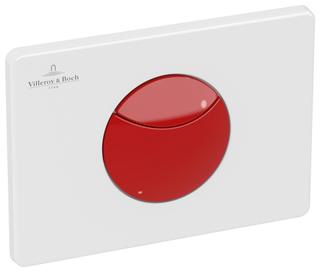 V&B WC-Betätigungsplatte E100 20,5x14,5x2,2cm, KS, f Kind., cherry r