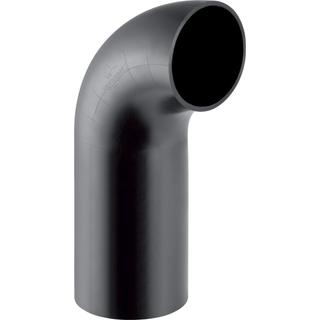 Geberit Bogen PE DN 70, 90Gr, mit langem Schenkel, PE-HD