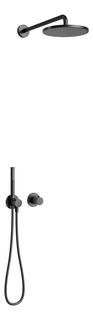Keuco Brause-Set 7 IXMO m THM, f 2 Verb, Brauseh./Kopfbr, rd, sw