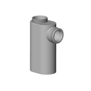 DO Gehäuse für Geruchverschluss ET 091922080 52 x 96 x 145 mm Chrom