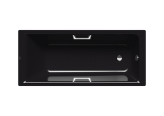 Kaldewei Badewanne PURO STAR 689 170x70cm, Vollantislip, schwarz