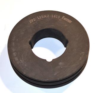 RK Keilriemenscheibe SPZ,2-rillig 125mm Durchmesser, Bg1
