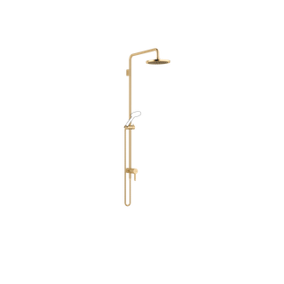 Dornbracht Duschgarnitur Showerpipe m Brause-EHM, A Standbr. 450mm, MS geb.