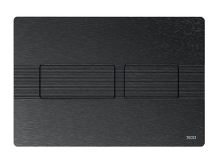 TECE WC-Betätigungsplatte TECEsolid gra ge, L-Strukt., 220x150x6mm, 2-Meng.