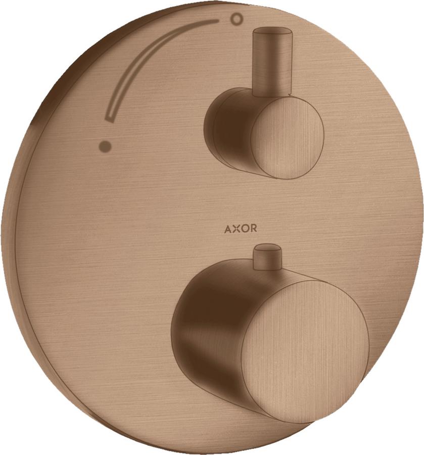 Artikelbild 1 des Artikels „hansgrohe Fertigmontageset Axor Uno UP-THM, m Absp.ventil, brushed red gold brushed red gold“