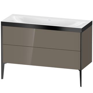 Duravit WT-Unterschrank c-bonded XViu 120x48cm, 2 AZ, o HL, s m, R P, f Gr hgl