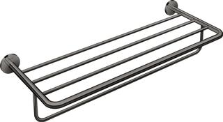 hansgrohe Handtuchabl. Axor Uni Circular 655x250mm, m HTH, Wd-mont., pol. bla vc