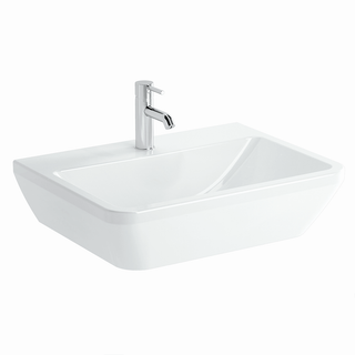 VitrA Waschtisch Integra 64,5x49cm, we V, o. ÜL, 1 HL mittig