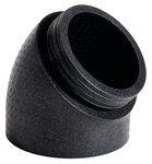 Vaillant Bogen recoVAIR d 246/160mm, 45G, EPP, 2 St, schwarz-gra