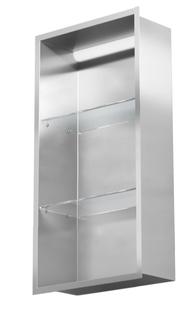 AS UP Regal mit LED-Beleuchtung TROCKEN 40 x 90 x 16,5 cm