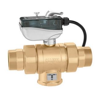 Caleffi Dreiwege-Motor-Kugelventil 638 1 1/4", 230 V, Kv 24,7 m3/h, m T-Bohrung