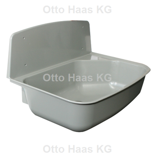 HAAS Universal-Ausgussbecken Greta 526x342x367mm, Polypropylen, grau