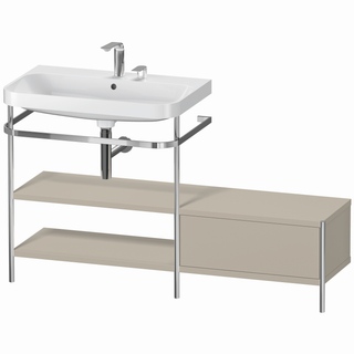 Duravit MWT-Kombi Happy D.2 Plus 140x49cm, 2 HL, T s-matt, seitl. Anb re