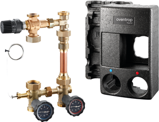 Oventrop Anbindesyst. Regumat RTA-180 DN 25, o Pumpe, mit Universalisolierung