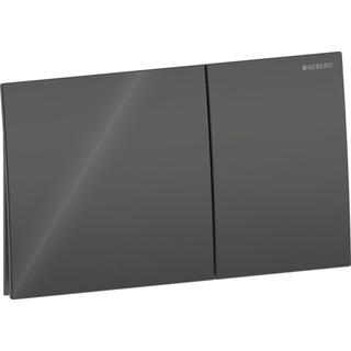 Geberit Betätigungsplatte Sigma70 Square Square, für 2-Mengen-Spülung, schwarz