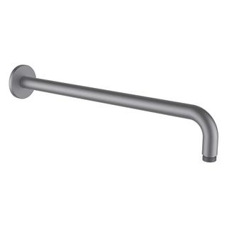 Laufen Brausewandarm 420mm lg, rd Ros., Edelst.-Optik, geb.