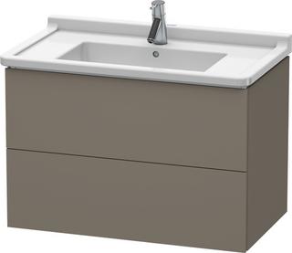 DU Waschtischunterbau wandh. L-Cube LC6265 Flanell Grau 469x820x558mm